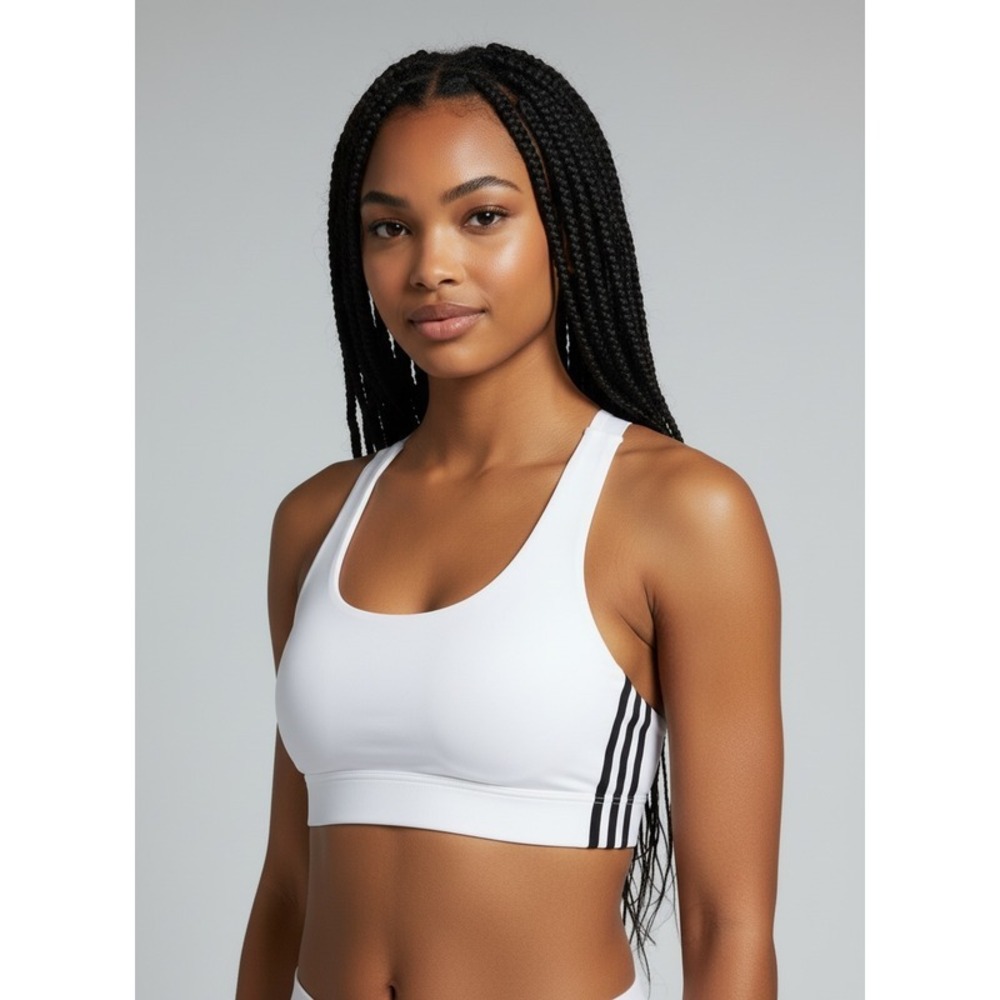 adidas Powerimpact Training Medium-Support 3-Stripes Bra